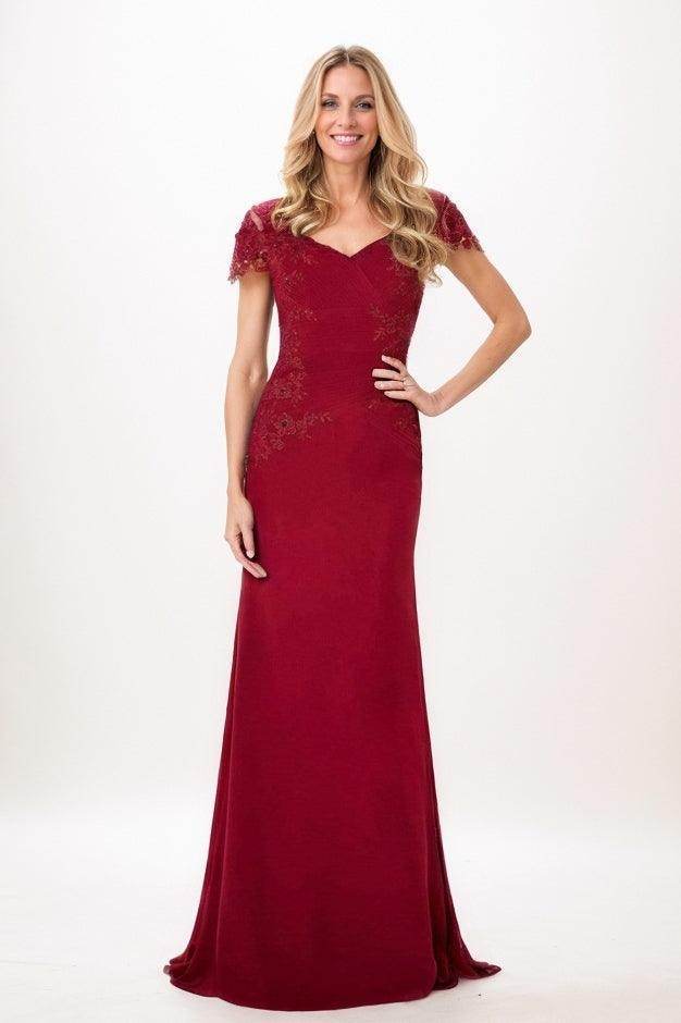 Trumpet-Mermaid Maxi Chiffon Mother Of The Bride Dress CM0321 - COCOMELODY